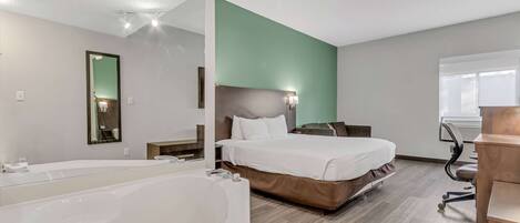 2 habitaciones, escritorio y cortinas blackout