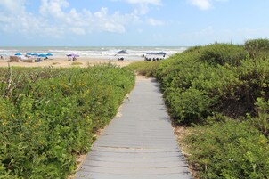 Aan het strand