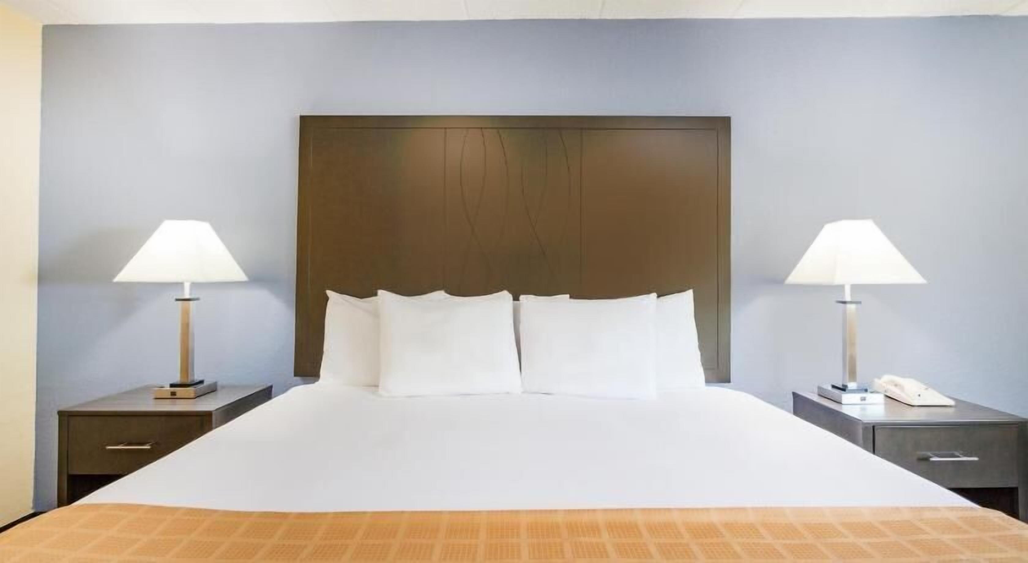 Pillow-top beds, in-room safe, desk, laptop workspace