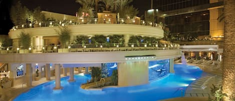 2 Außenpools, Cabañas (gegen Gebühr), Liegestühle