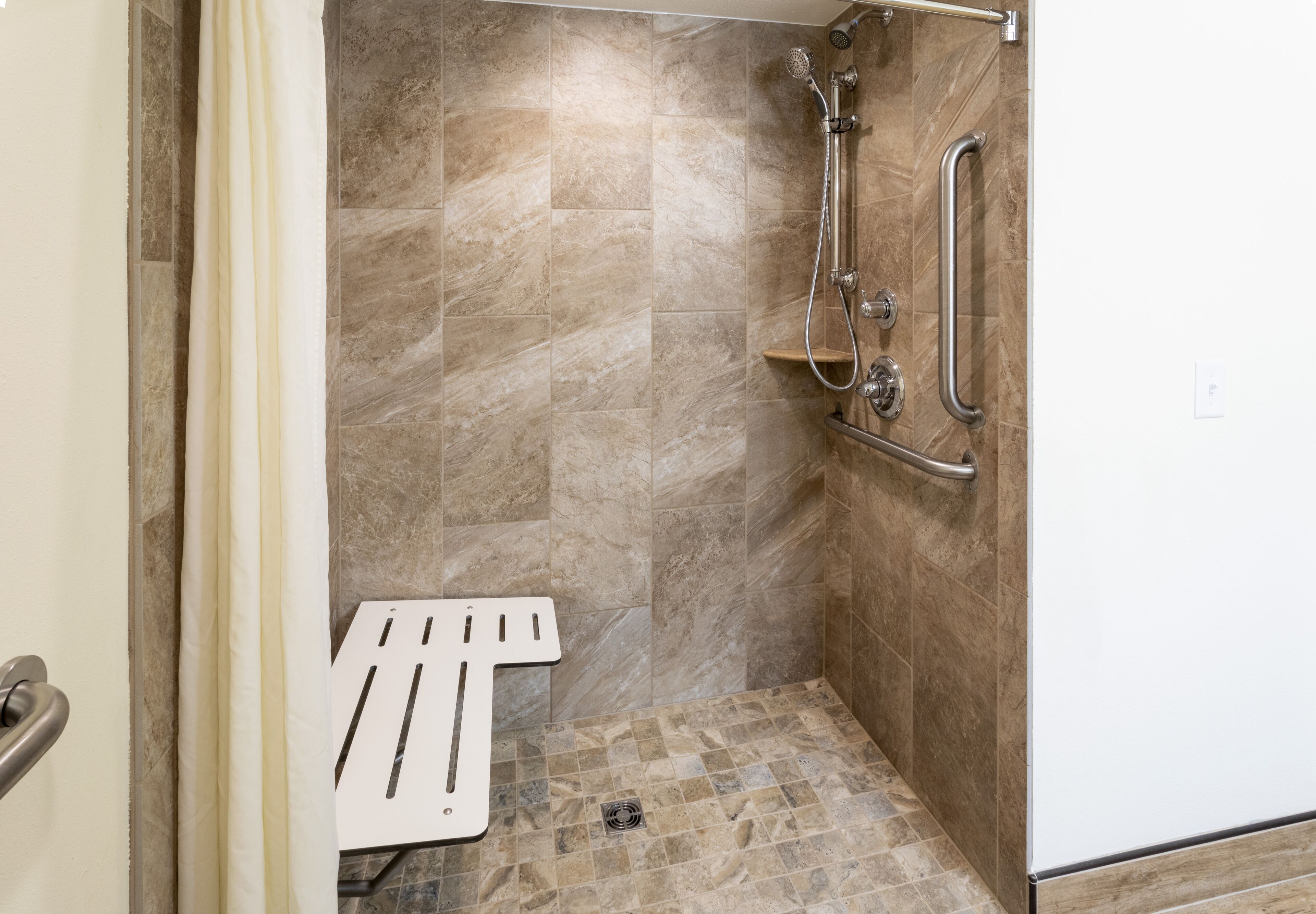 free toiletries, hair dryer, towels, soap