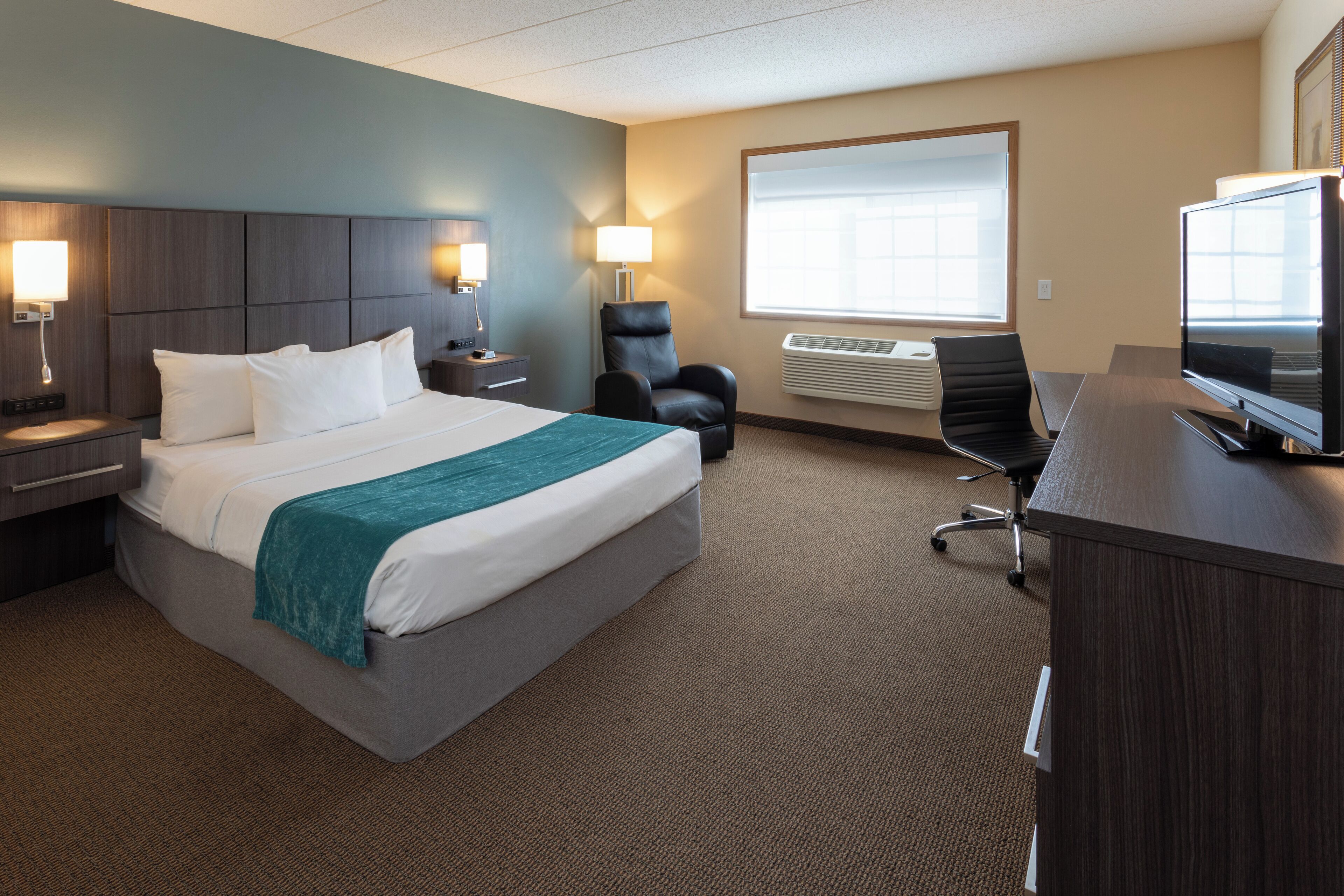 Room ,1 Queen Bed, Accessible | Bàn, khu vực làm việc phù hợp cho laptop, màn/rèm cản sáng 