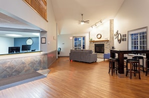 Lobby sitting area