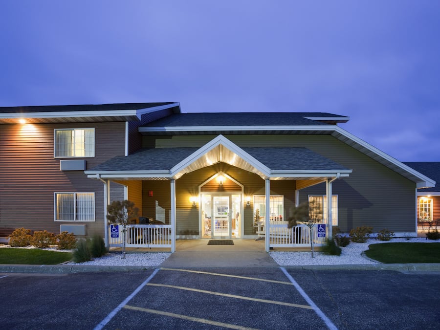 Front of property - evening/night