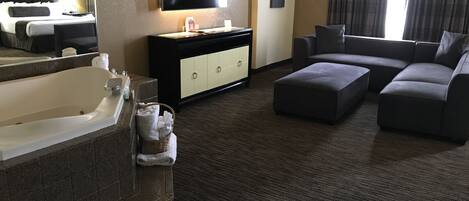 50-inch TV with satellite channels