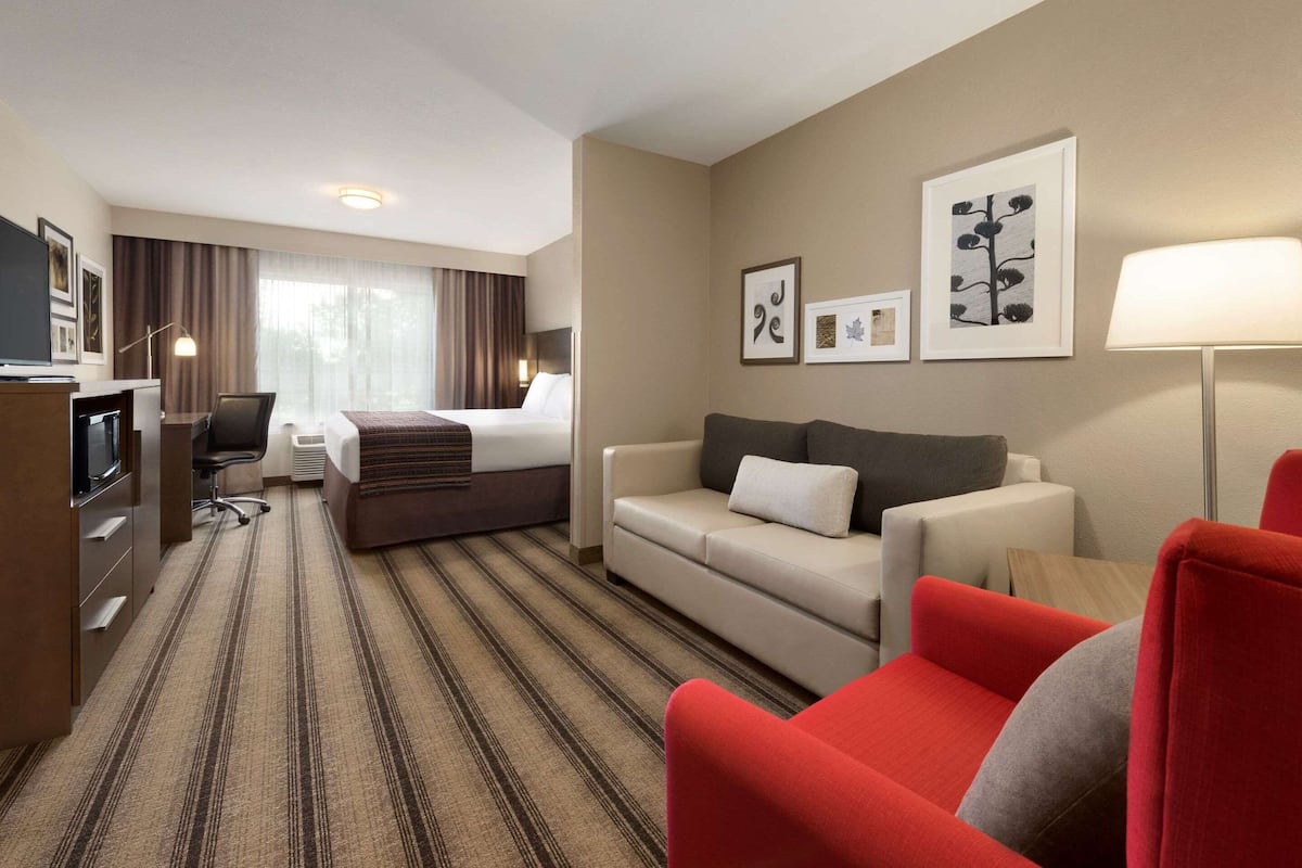 Studio Suite, 1 King Bed, Non Smoking | 1 bedroom, hypo-allergenic bedding, down comforters, desk