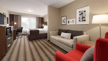 Studiosuite, 1 King-Bett, Nichtraucher | 1 Schlafzimmer, Allergikerbettwaren, Daunenbettdecken, Schreibtisch