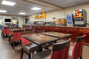 Free daily buffet breakfast