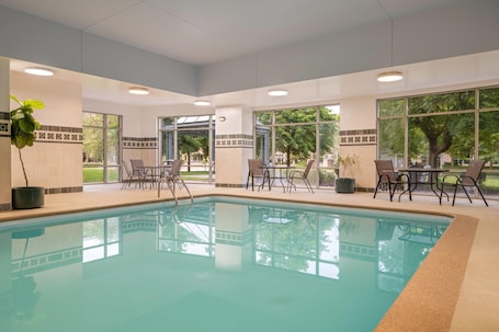 Indoor pool. Wyndham Moline on John Deere Commons
