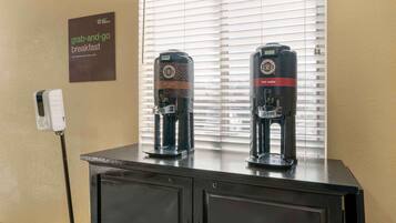 Free daily on-the-go breakfast