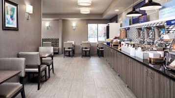 Free daily buffet breakfast