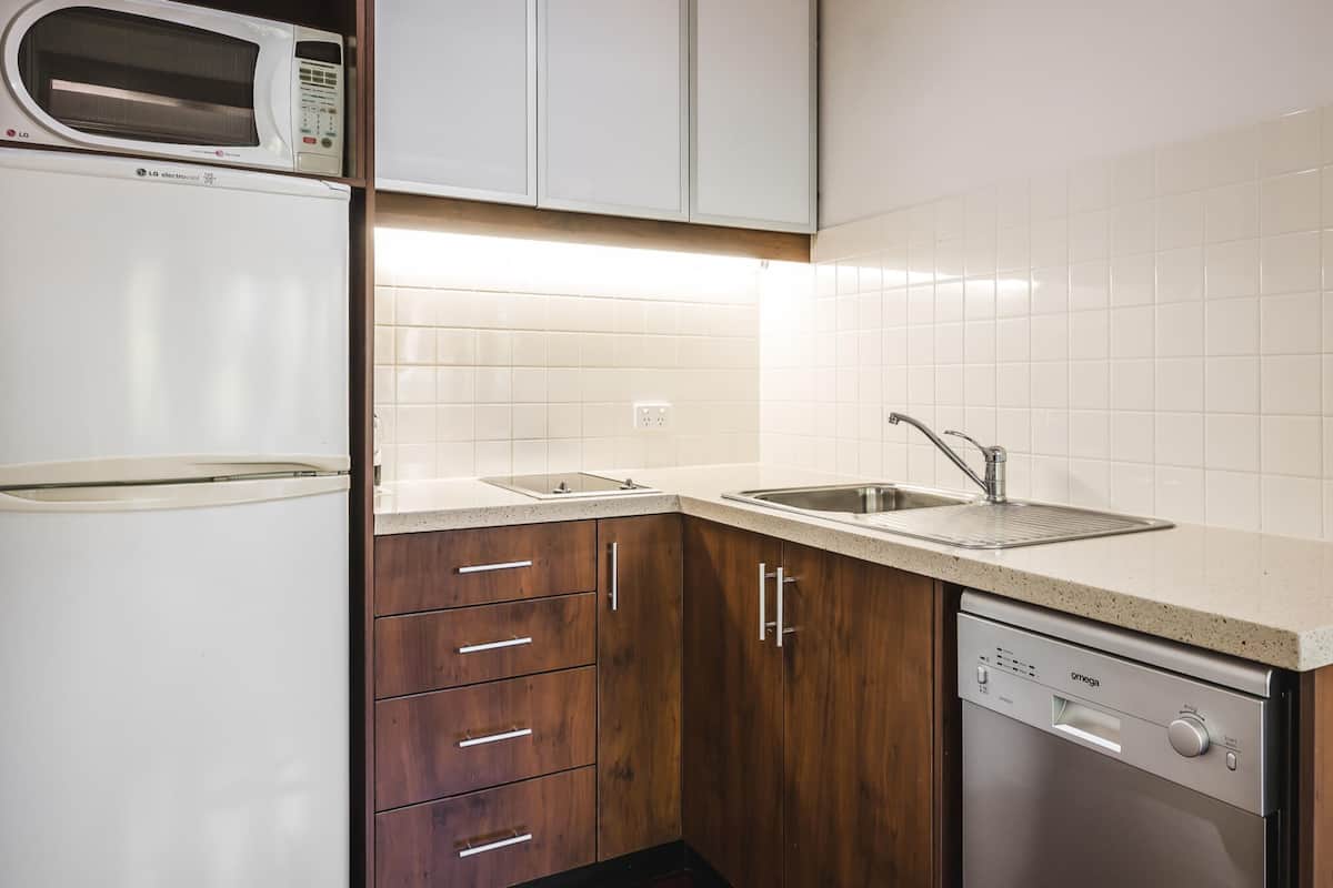 superior bungalow | private kitchen | fridge, coffee/tea maker, electric kettle