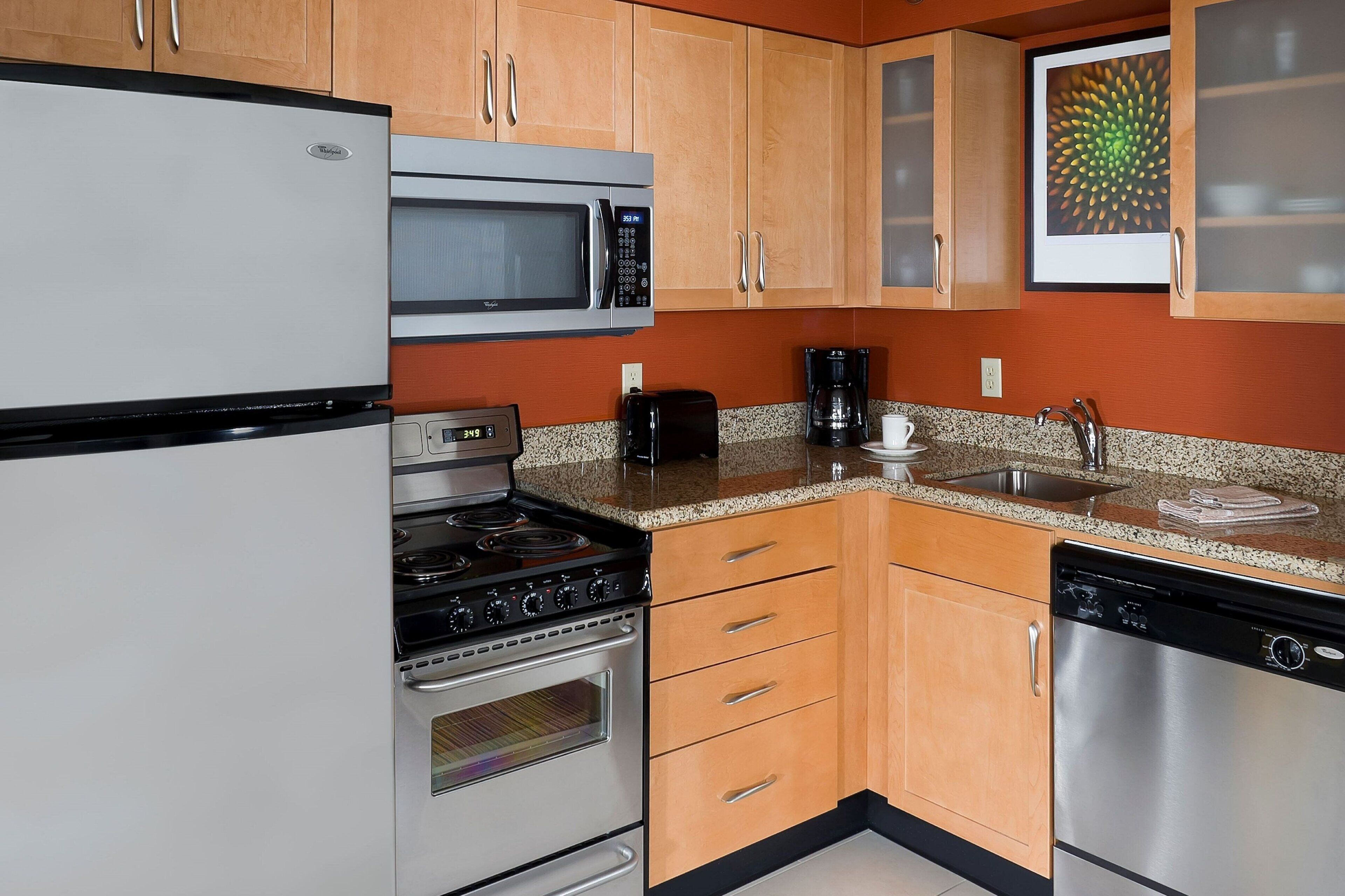 1 bedroom, desk, blackout curtains, iron/ironing board