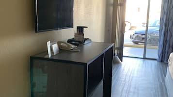 In-room safe, desk, iron/ironing board, free cribs/infant beds