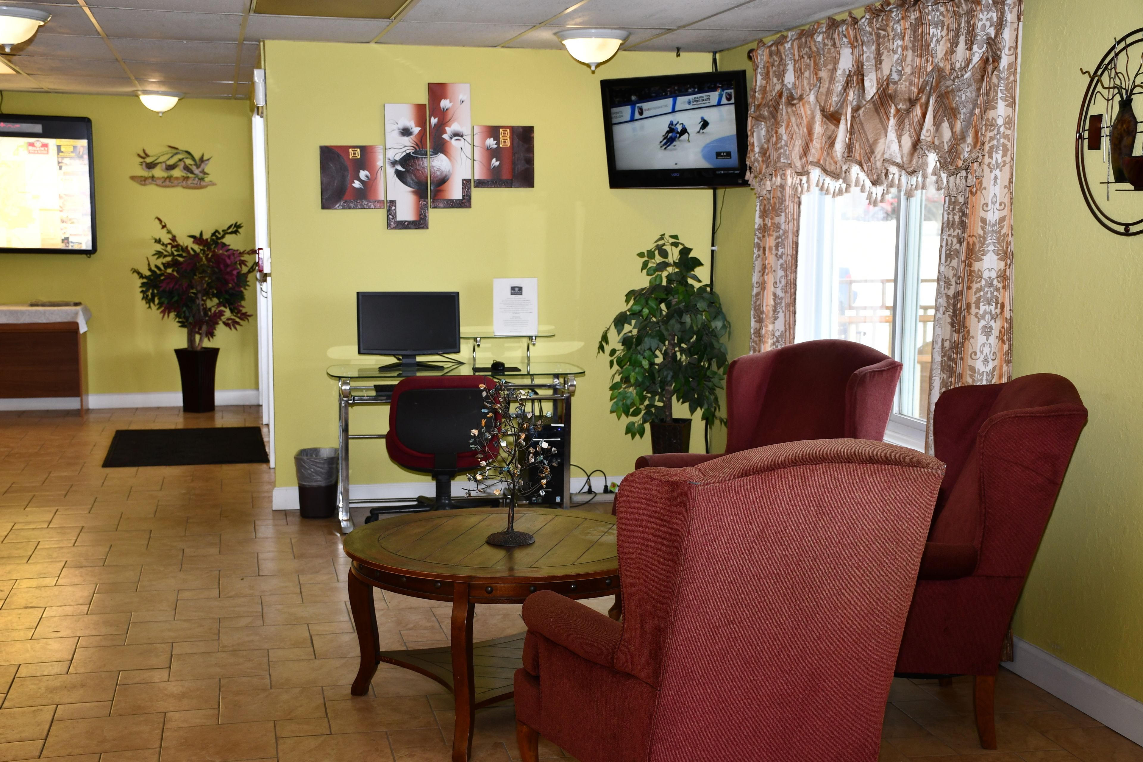 Sala de estar en el lobby