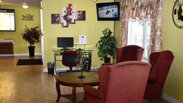 Sala de estar en el lobby