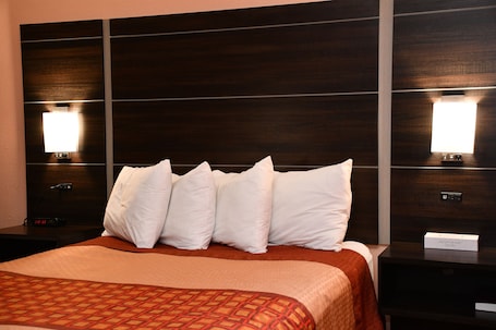 Standard Room, 1 Queen Bed, Non Smoking | Blackout drapes, iron/ironing board, free WiFi, bed sheets