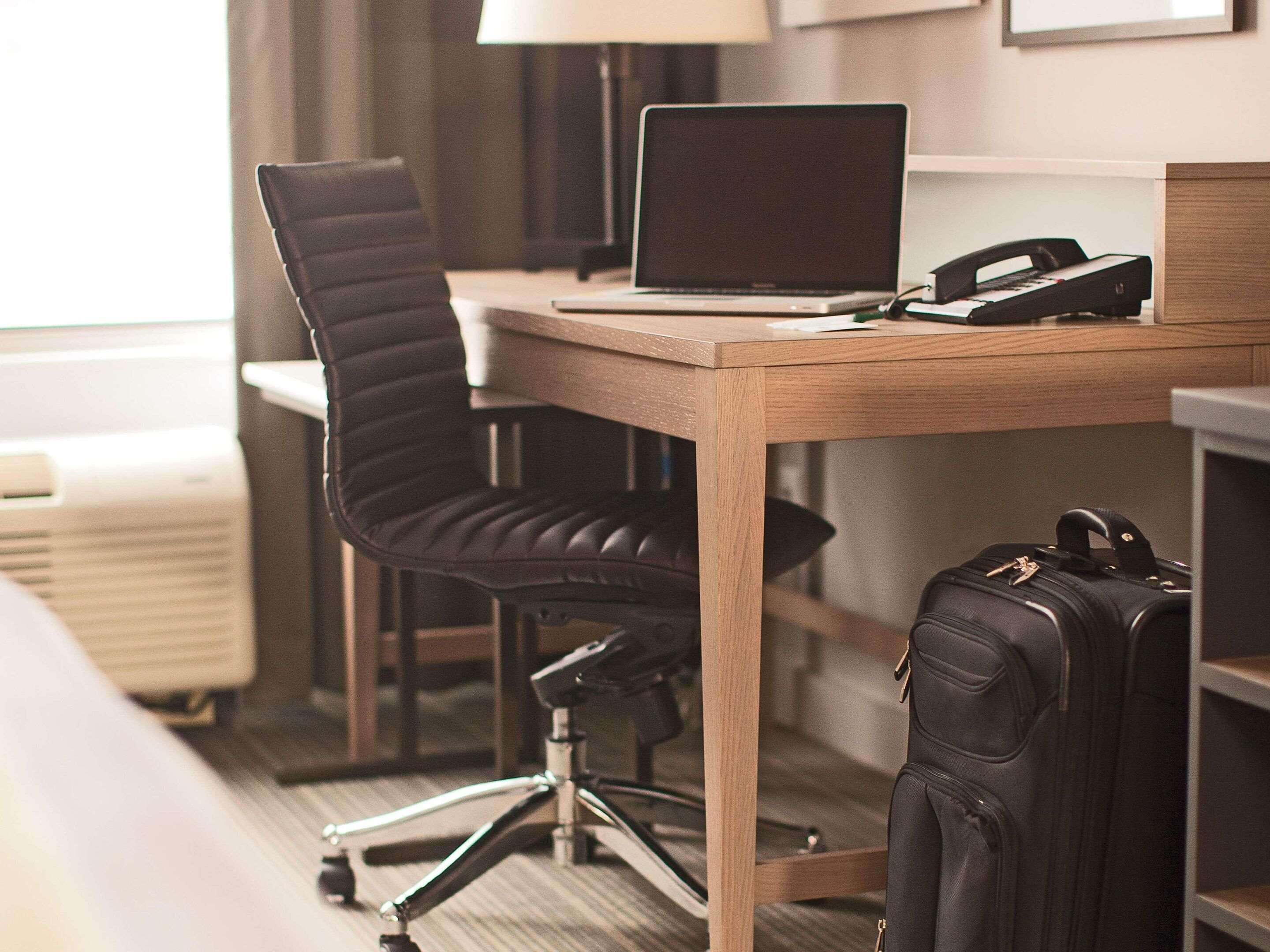 desk, laptop workspace, free wifi, bed sheets