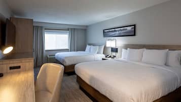 Suite, 2 queensize-senger | Sengetøy av topp kvalitet, skrivebord og skrivebord for bærbar PC