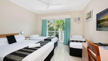 Laptop workspace, iron/ironing board, free WiFi, bed sheets