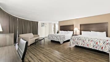Suite, Non Smoking (2 King Beds) | 1 bedroom, desk, laptop workspace, blackout drapes