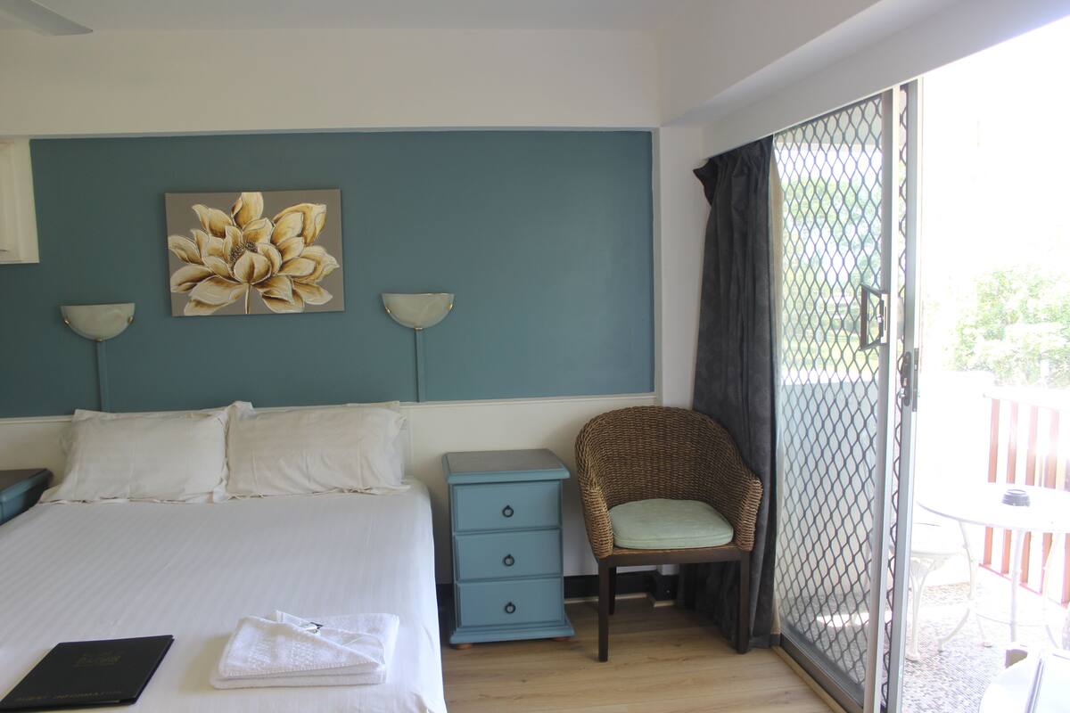 Blackout drapes, iron/ironing board (on request), WiFi (free)