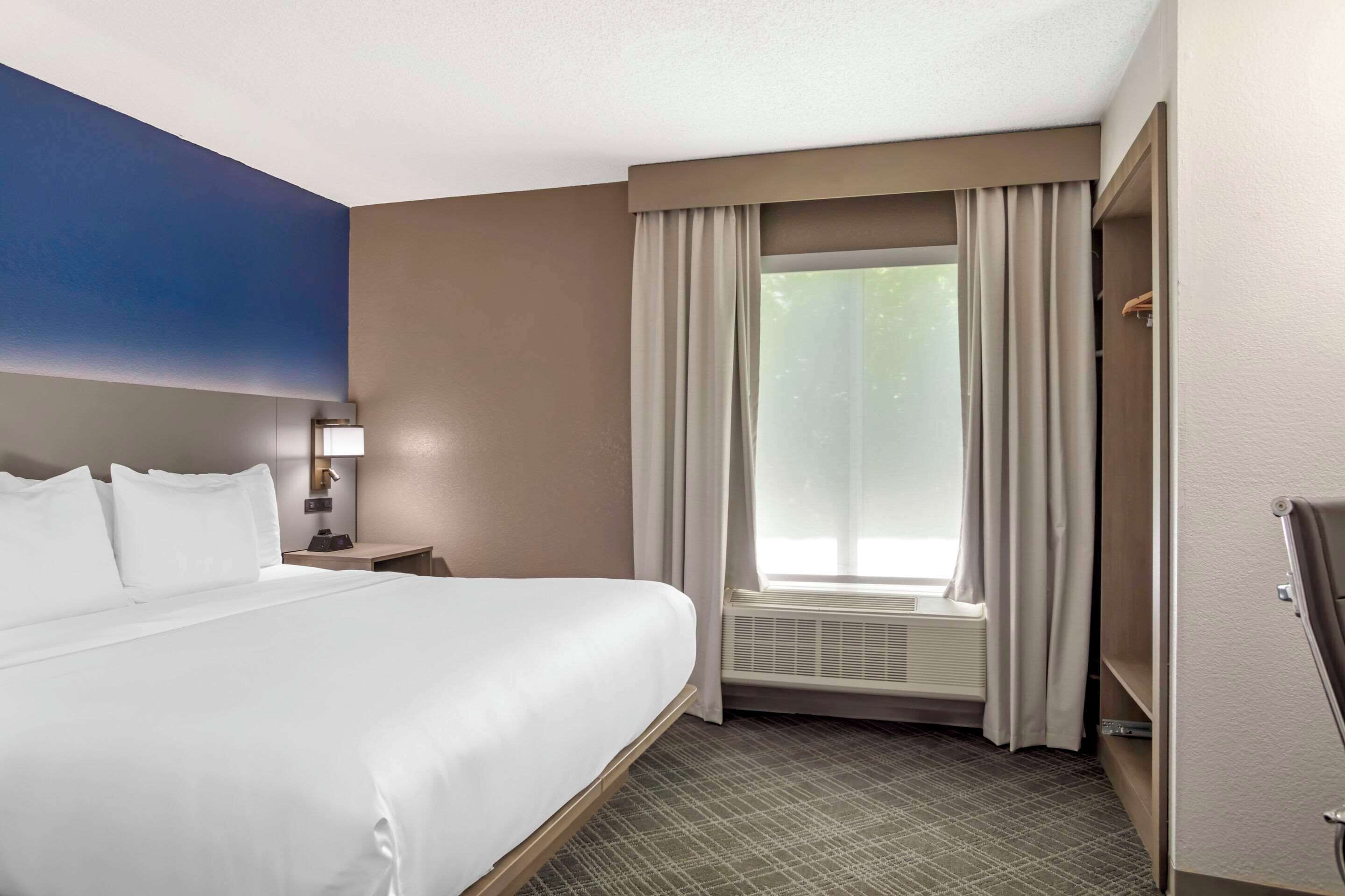 Suite, 1 King Bed with Sofa bed, Non Smoking | Desk, laptop workspace, blackout curtains, iron/ironing board