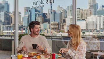 Buffet breakfast on weekdays (AUD 29 per person)