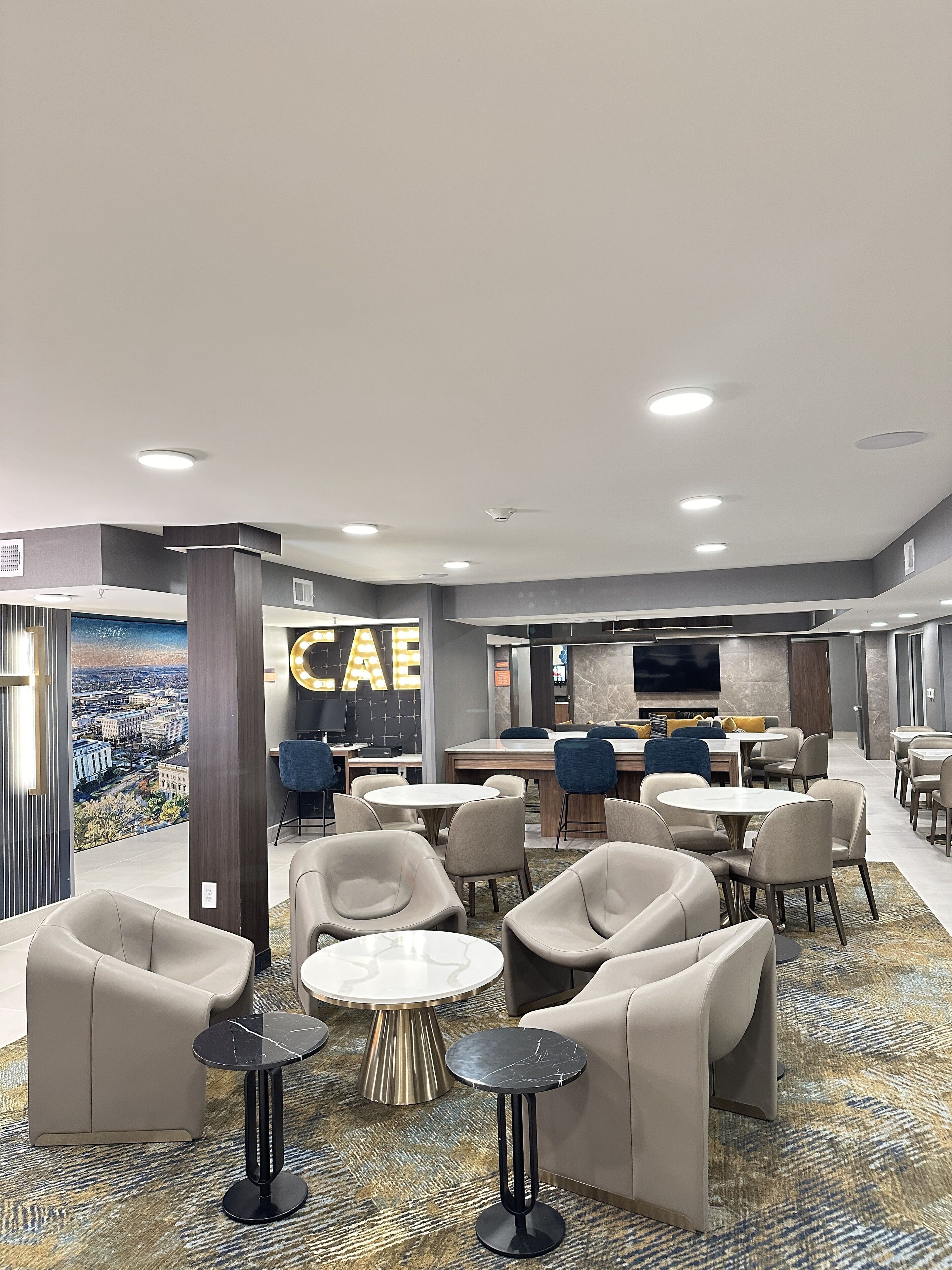 Lobby sitting area