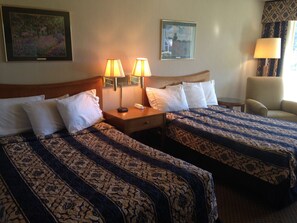 Standard Room, 2 Double Beds, Smoking (Exterior) | Desk, free WiFi