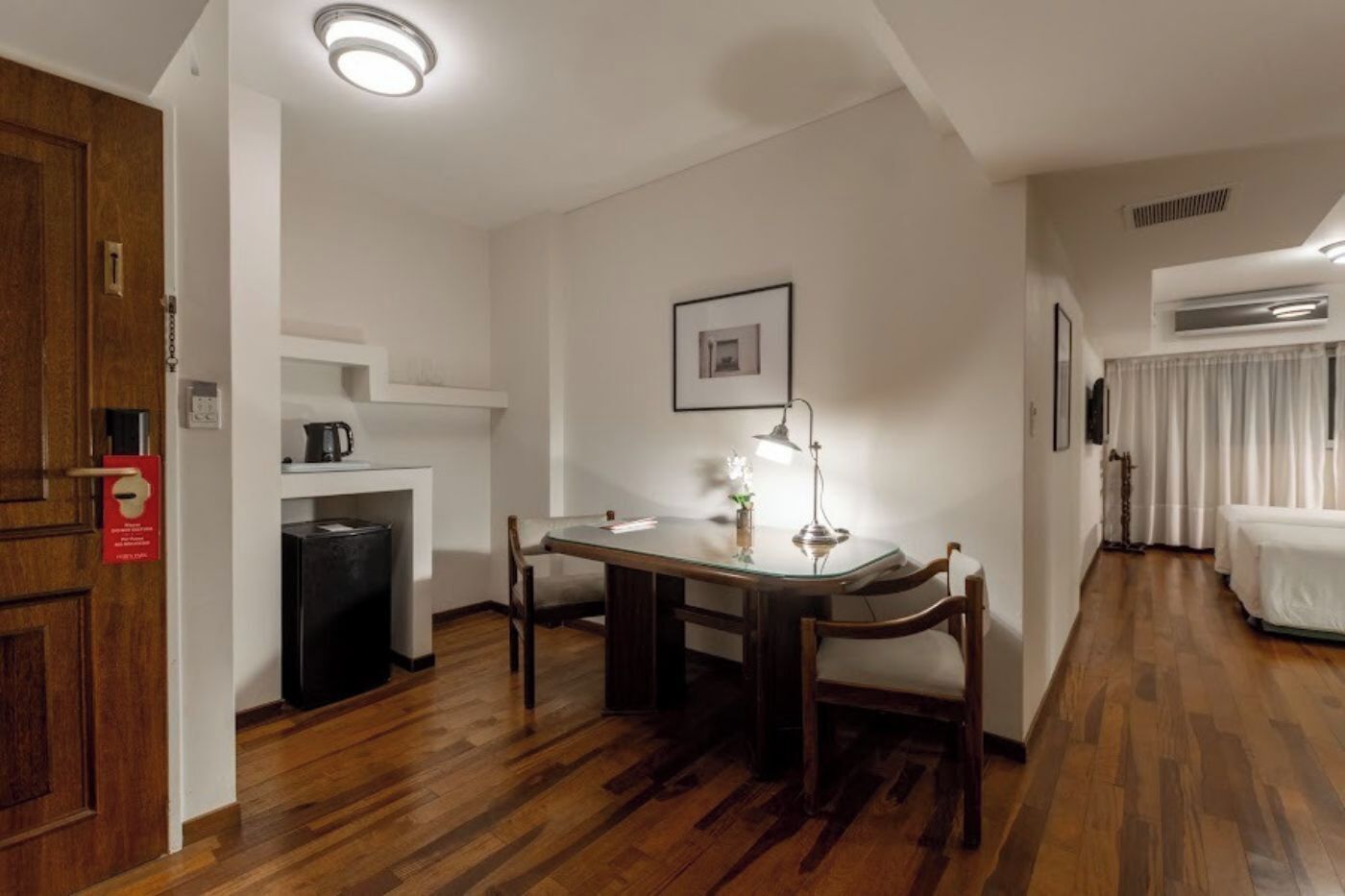 executive room | living area | 32-inch lcd tv with cable channels