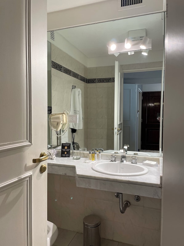 Executive Room | Bathroom | Free toiletries, hair dryer, towels