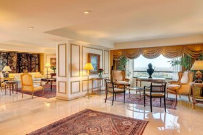 Presidential Suite, 3 Bedrooms, Non Smoking, City View | Living room | LED TV, DVD player, pay films