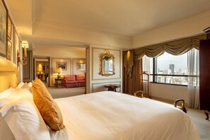 Suite – president, 3 soverom, byutsikt | Sengetøy av topp kvalitet, senger med Select Comfort-madrass og minibar