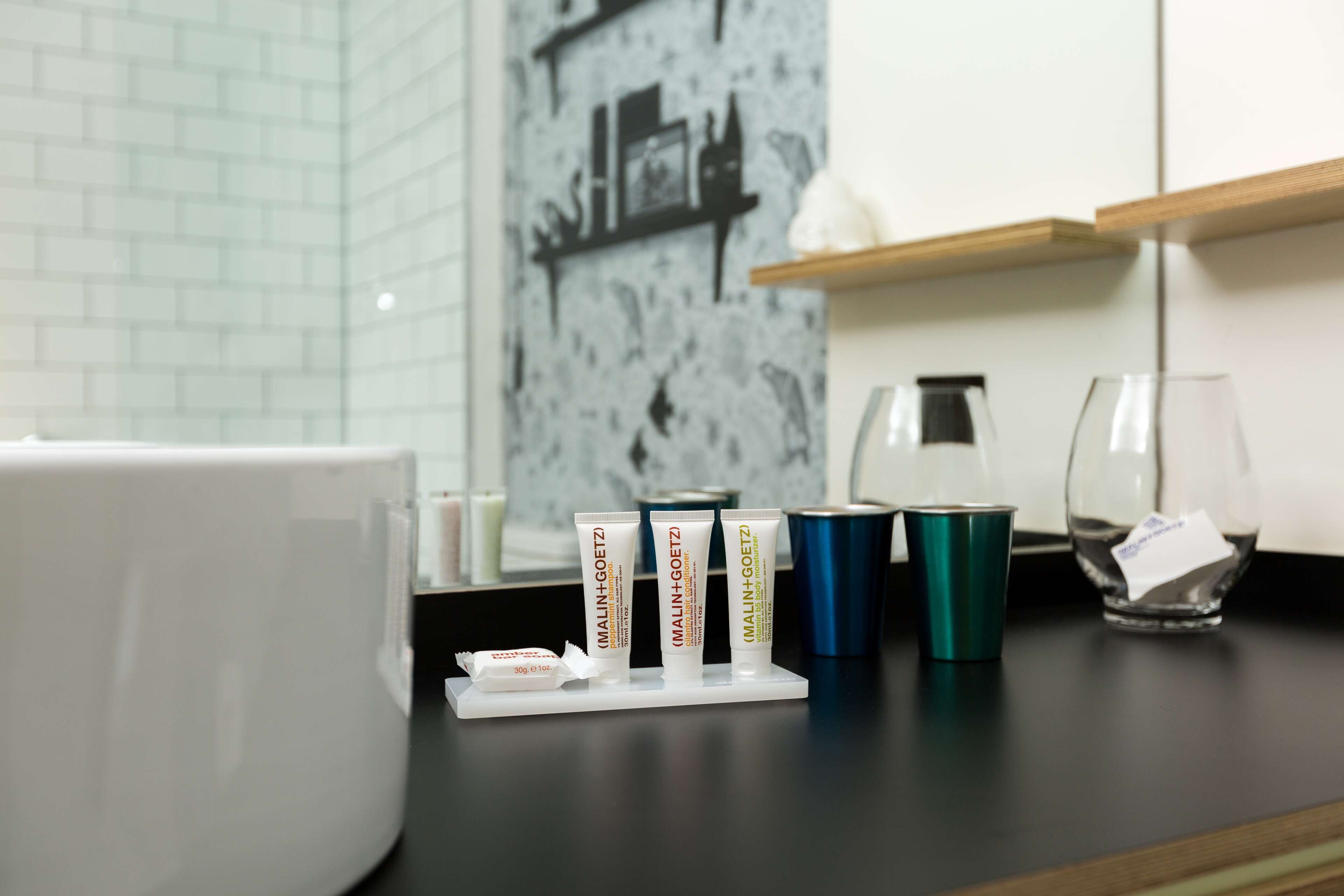 family room | bathroom | shower, free toiletries, hair dryer, towels