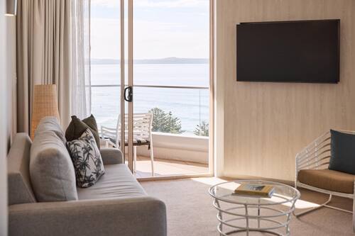 Suite exécutive, 1 chambre, vue sur l’océan | Draps en coton égyptien, literie de qualité, minibar, bureau