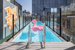 Outdoor pool, open 6:00 AM to 6:00 PM, pool loungers - Adelphi Hotel (Melbourne)