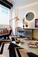 40-inch LED TV with digital channels, TV, iPod dock