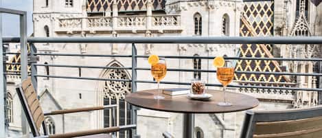 Blick von der Unterkunft