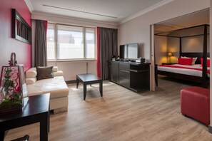 Executive-Doppelzimmer, 1 King-Bett | Wohnbereich