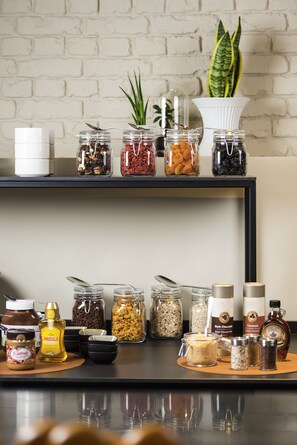 Daily buffet breakfast (EUR 15 per person)
