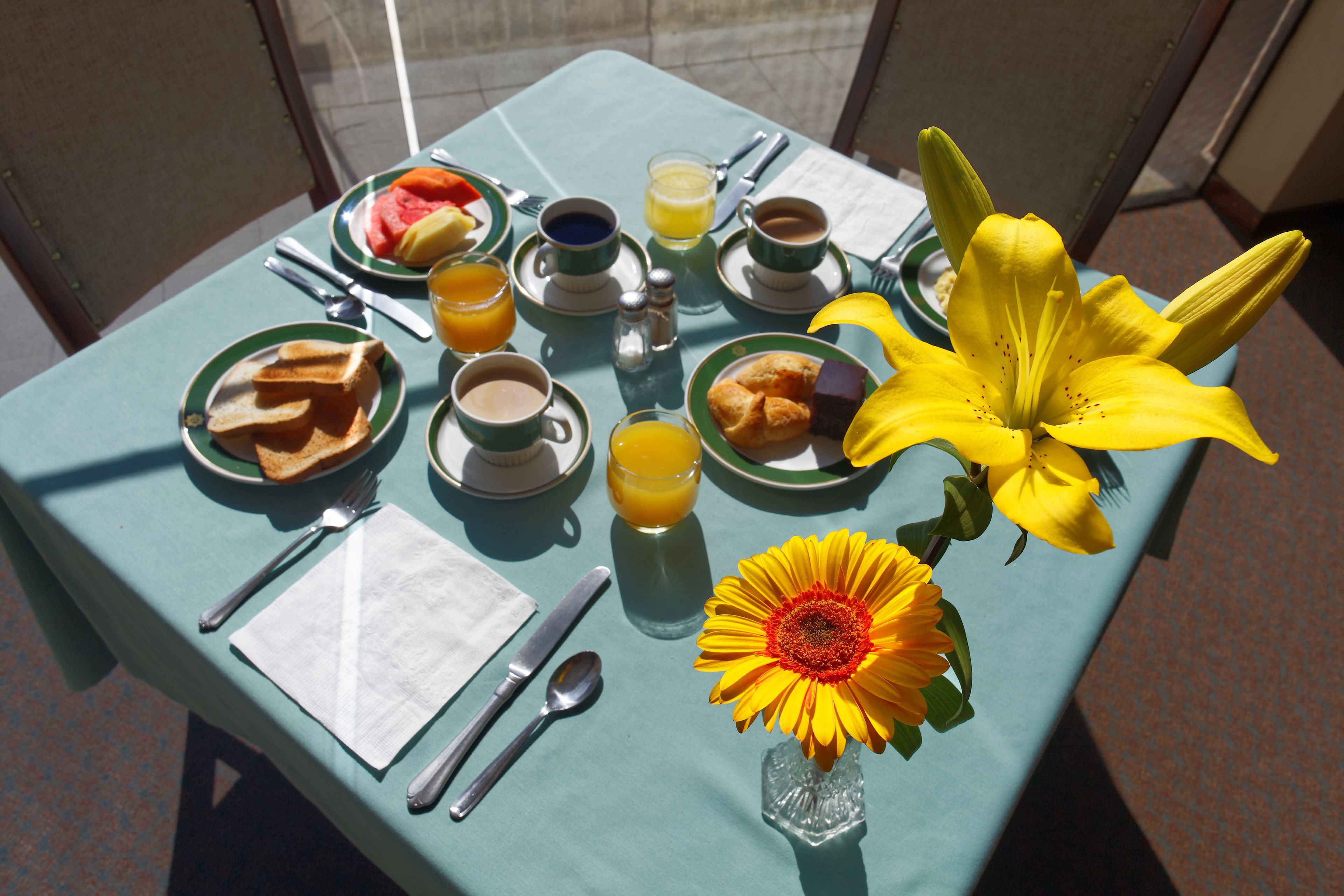Breakfast served