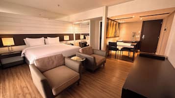 Minibar, in-room safe, desk, blackout curtains