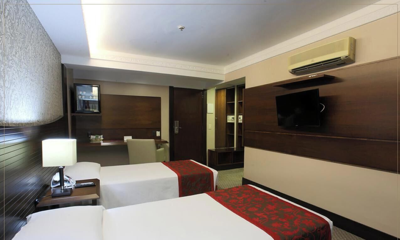 Minibar, in-room safe, desk, blackout curtains