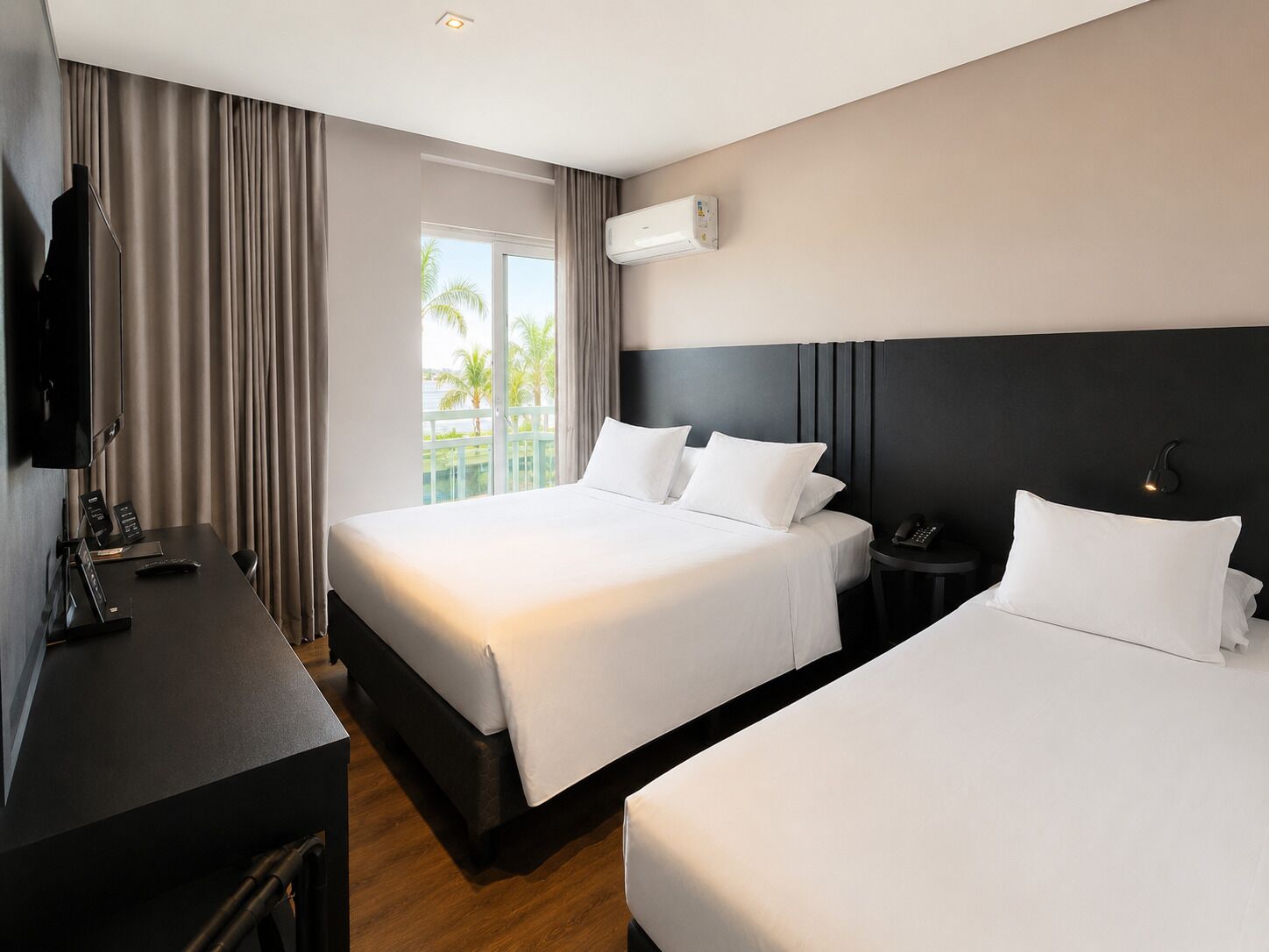 Family Triple Room | In-room safe, desk, laptop workspace, iron/ironing board