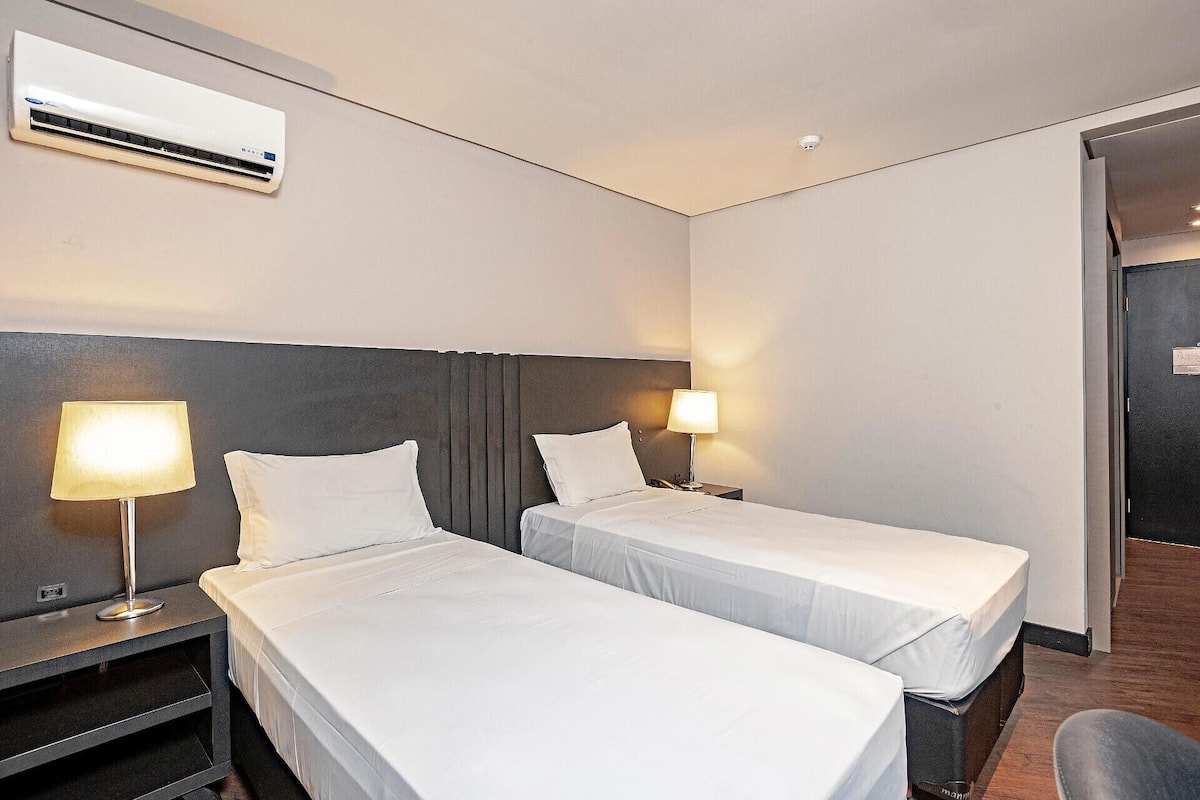 In-room safe, desk, laptop workspace, iron/ironing board