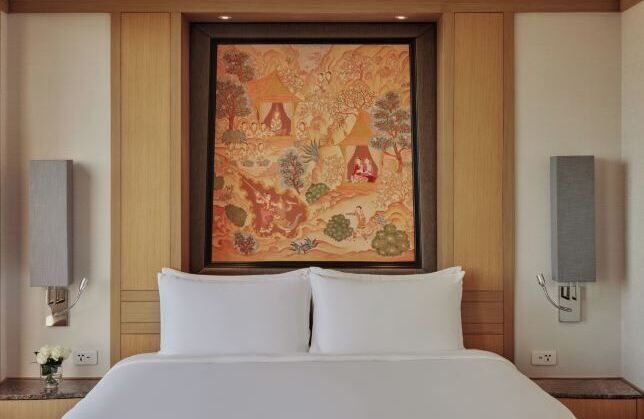 Draps en coton égyptien, literie de qualité supérieure, minibar