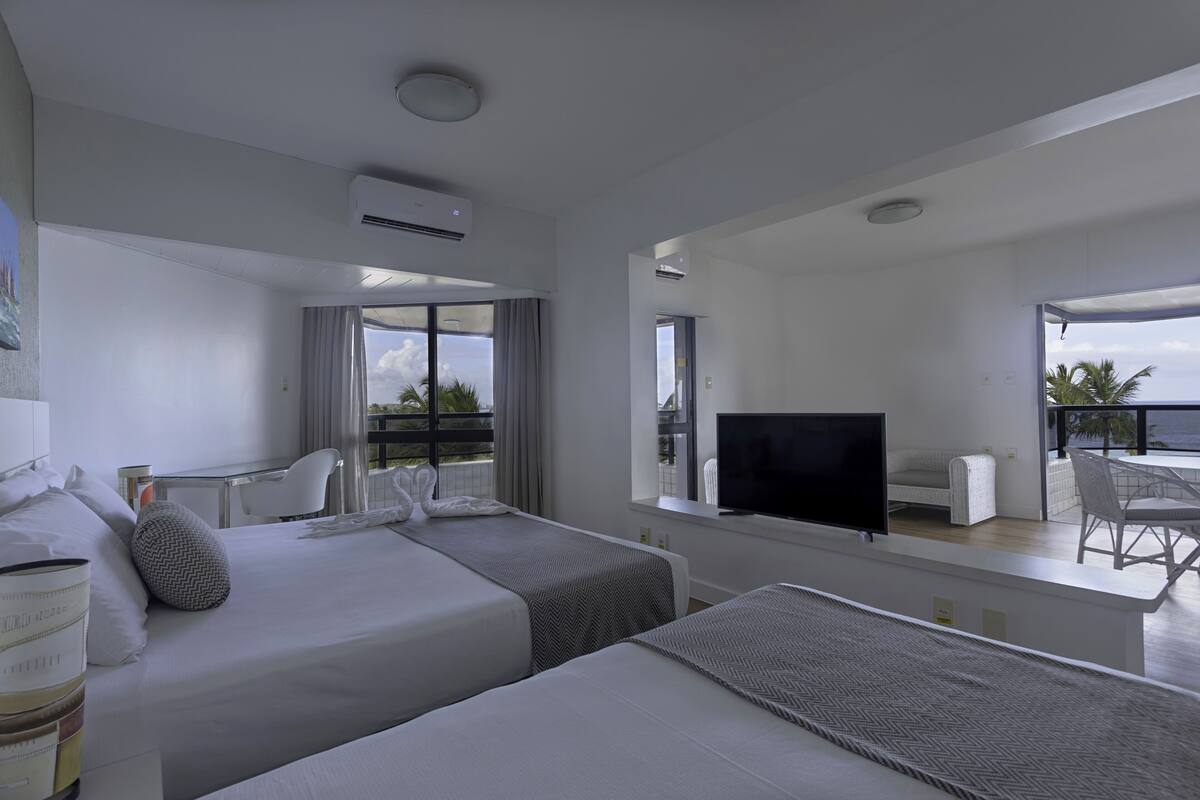 MASTER S/ HIDROMASSAGEM | 客房内保险箱、办公桌、免费 WiFi、床单