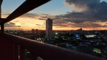 Vue depuis lâhĂ©bergement