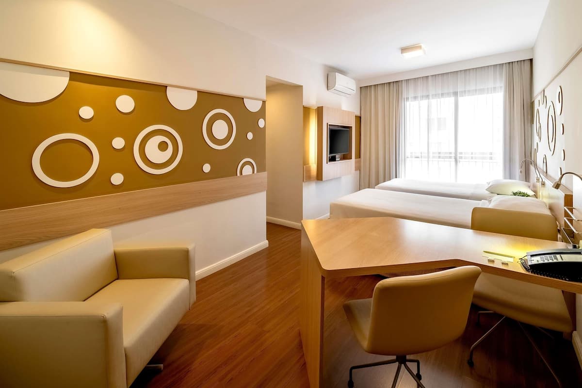 Appartement Standard, 2 lits une place | Literie de qualité supérieure, minibar, coffres-forts dans les chambres